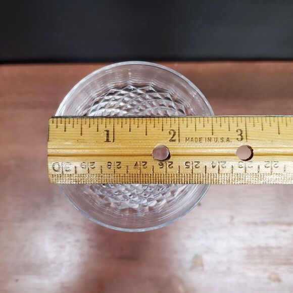 Vintage PARMA by Josair Diamond Crystal Cut Stemware Wine Glasses - Picture 12 of 16